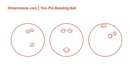 Five Pin Duckpin Bowling Ball Dimensions Drawings 41 Off