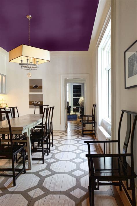 Reinvent A Room By Painting The Ceiling With Color Colored Ceiling