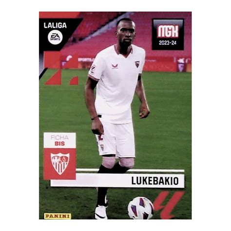 Offer Soccer Cards Lukebakio Sevilla Ficha Bis Megacracks 2023 2024