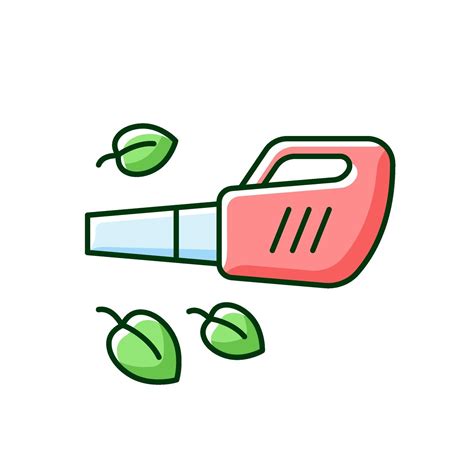 Leaf blower RGB color icon 2227115 Vector Art at Vecteezy