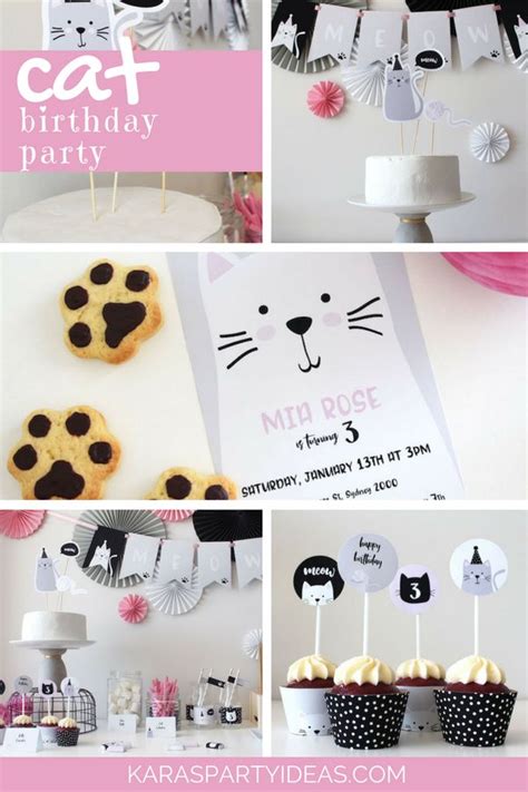 Cat Birthday Party | Kara's Party Ideas