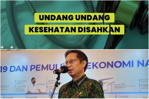 Ruu Kesehatan Disahkan Setelah Polemik Menkes Membangun Kesehatan