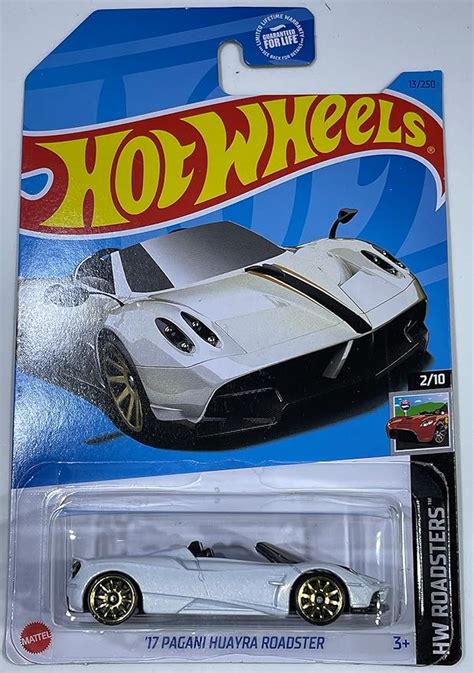 Amazon Hot Wheels Pagani Huayra Roadster White HW Roadsters Mint NrMint