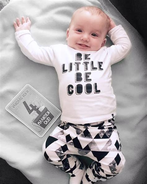 Infant Newborn Clothes Baby Boy Clothing Set Long Sleeve Fashion Cool ...