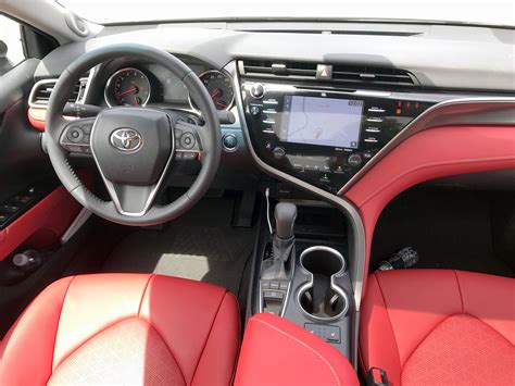 Toyota Camry Xse Red Interior