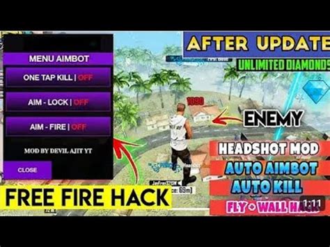 Free Fire Max Hack Mod Menu Ob44 Free Fire Hack 2023 BLACK HACKER