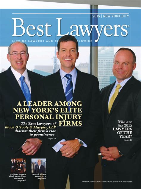 Best Lawyers In New York 2015 By Best Lawyers Issuu