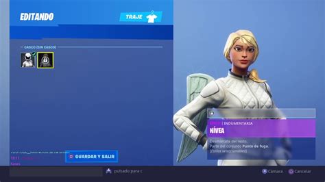 Como Desbloquear Nueva Skin Nivea Sin Casco En Fortnite Bug Youtube