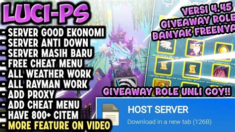 Buset Giveaway Role Unli Coy Growtopia Private Server Terbaru