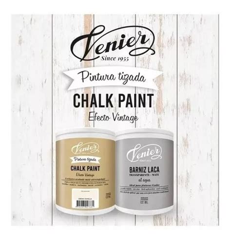 Laca Barniz Al Agua Chalk Paint Pintura Tizada X 1 Litro En Venta En