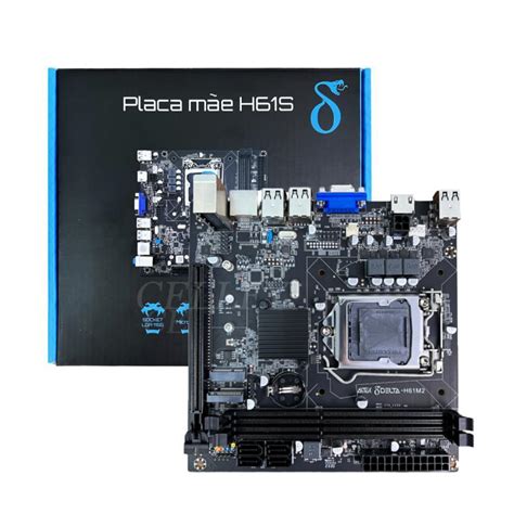 Placa Mãe Goldentec H61 Intel LGA 1155 Micro ATX DDR3 43764