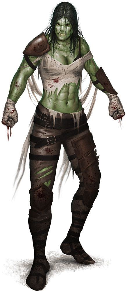 Pin By Ethan Cordray On Races Orcs And Half Orcs Dungeons And Dragons Characters Female Orc