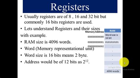 What Is Register Registers In Computer Architecture Types Of Registers