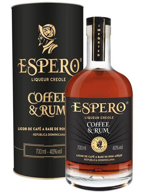 Ron Espero Coffee Rum Liqueur Creole Rum Likör 24 88