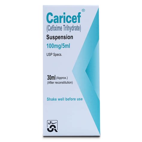 Caricef 100mg5ml Suspension 30 Ml Uses Formula Side Effects