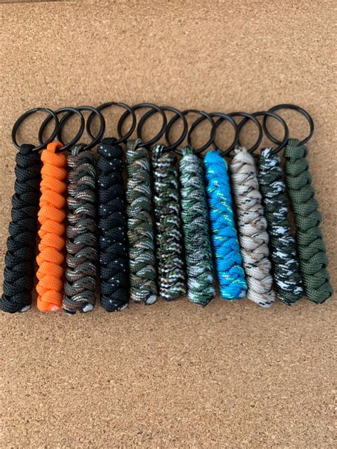 Handmade Paracord Snake Knot Keychain Keyring Keyfob. | Etsy