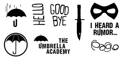 Umbrella Academy Decal Stickers Umbrella Academy Laptop Etsy In 2021