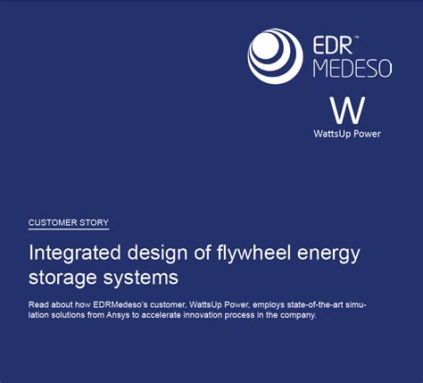 Integrated Design Of Flywheel Energy Storage Systems Edrmedeso