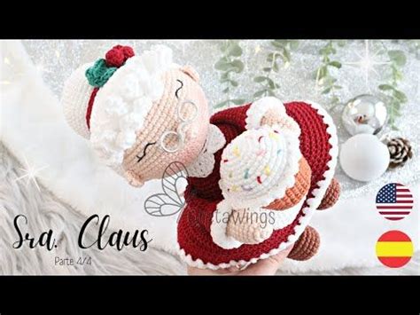 Santa Y Se Ora Claus Pap Noel Y Mama Noela Amigurumi Parte Sub