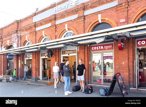 Entrance To Putney Railway Station High Street Putney London Borough