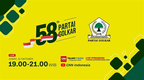 Hut Ke 58 Partai Golkar Youtube