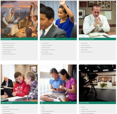 Seminary And Institute Teacher Page Has New Resources Lds365 Resources From The Church And Latter