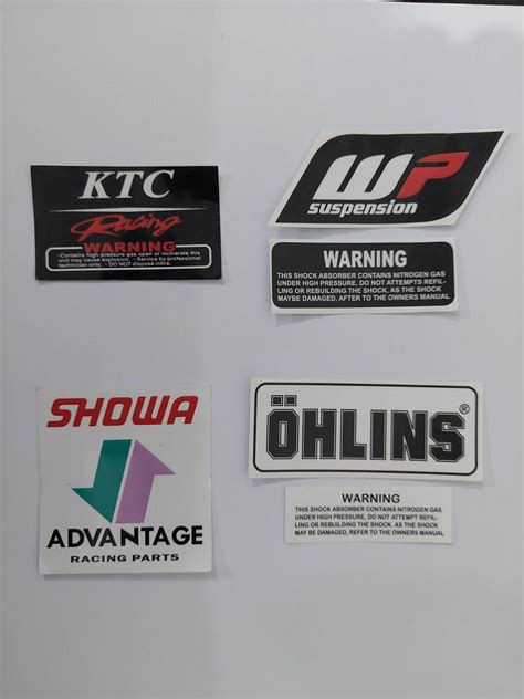 Stiker Ohlns Showa Wp Stiker Shock Lazada Indonesia