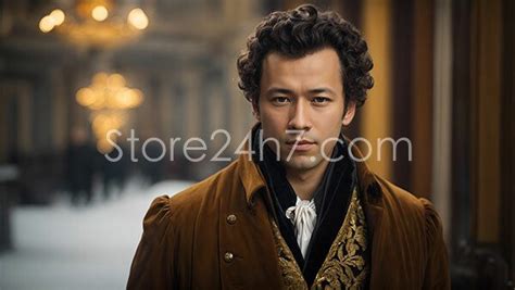 Historical Elegance in AI Portrait: AI-Image for Sale - 9.90€