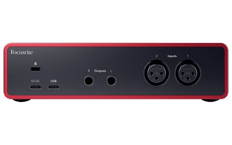 Focusrite Scarlett 2i2 4th Gen USB Audio Interface