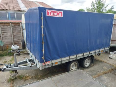 Verhuur Huifwagen 300x180x150 TonCa Damco Aanhangwagens Boottrailers