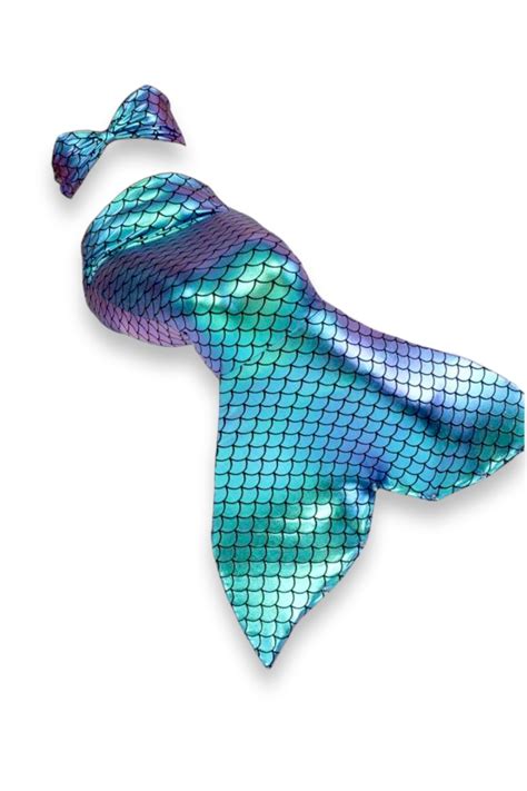 Kız Çocuk Parlak Kumaş Bikini Takımı Efsane Deniz Kızı Doğum Günü Konsept Kostümü 3 lü Set Takım