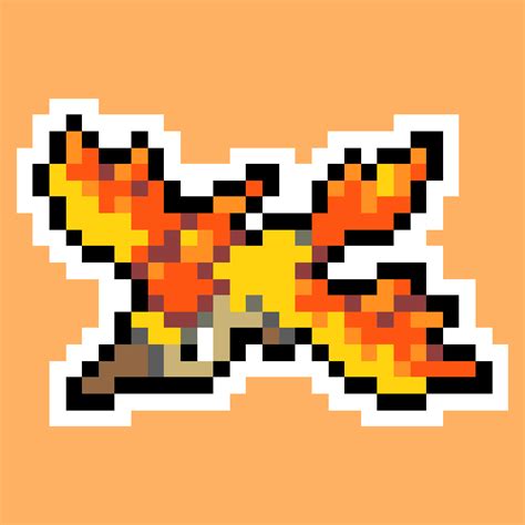 Pixilart Pokemon 146 Moltres By Davidhehehe