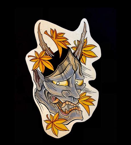 Hannya Mask Painting