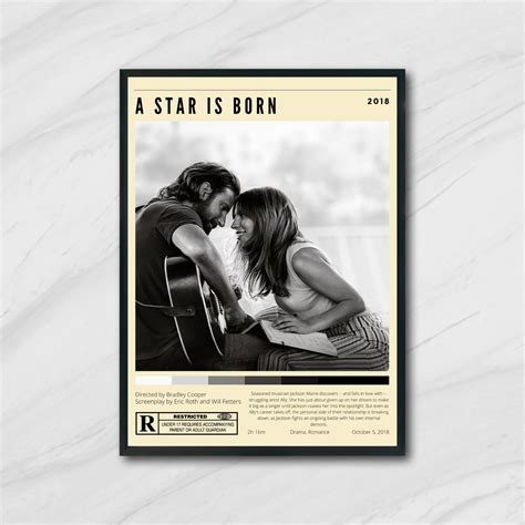 A Star is Born Retro Movie Poster DIGITAL DOWNLOAD 8x10 Inches - Etsy