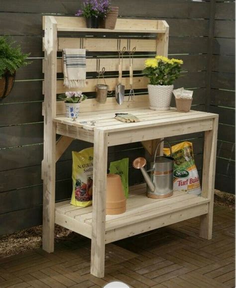 Tuinwerkbank Potting Bench Plans Potting Benches Diy Potting Bench