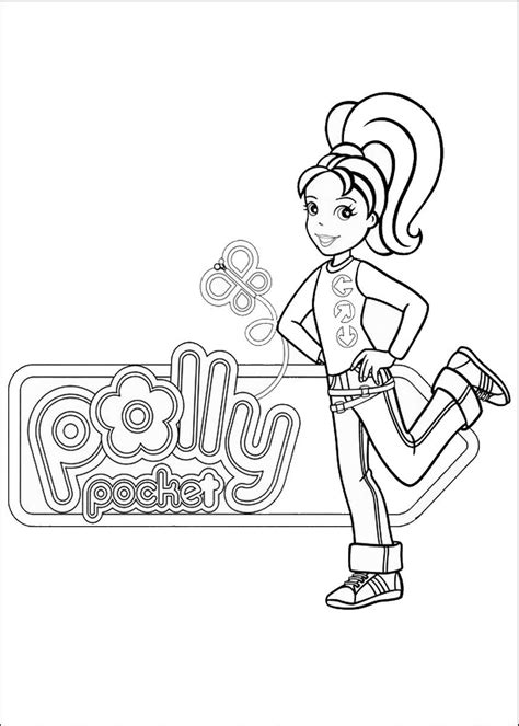 Polly Pocket Coloring Pages