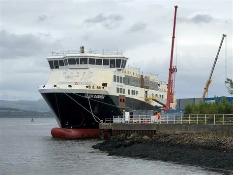 MV Glen Sannox Dual-Fuel Ferry, Glasgow, Scotland