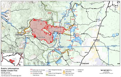 Cedar Creek Fire October 11 2022 Daily Fire Update • Highway 58 Herald