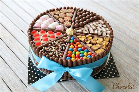 Comment Réaliser Un Gâteau Danniversaire Chocolat Et Bonbons