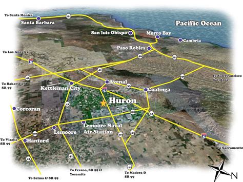 regional location map - City of Huron