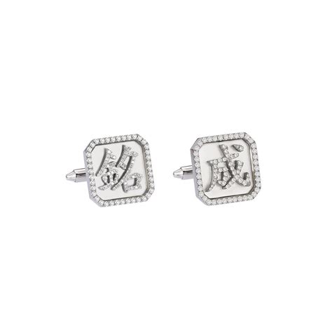 Custom Diamond Cufflinks ( 2 Colors ) – YUN YUN SUN