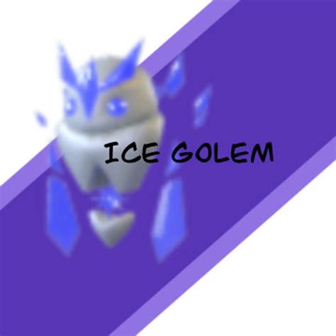 Roblox Ice Golem Adopt Me Etsy