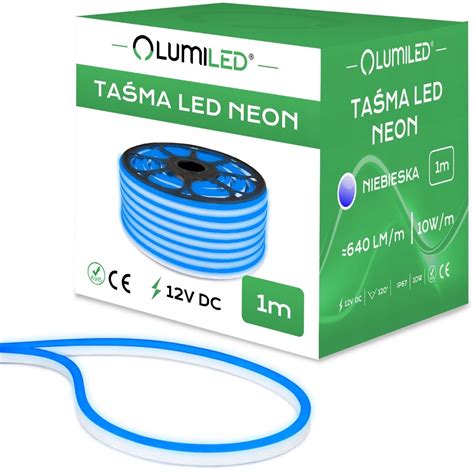 Ta Ma Led Neon V W Led Niebieska Ip X Mm M Lumiled