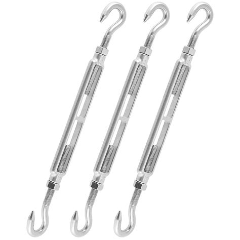 Funsuei Pack M Stainless Steel Hook Hook Turnbuckle Heavy Duty