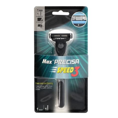 Бритва мужская безопасная с 1 сменной кассетой MAX 3 лезвия ...