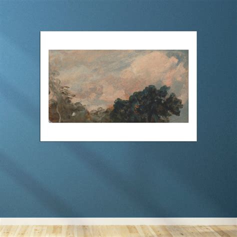 John Constable - Cloud Study with Trees — Spiffing Prints