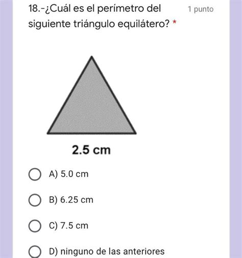 Triangulo Equilatero Perimetro