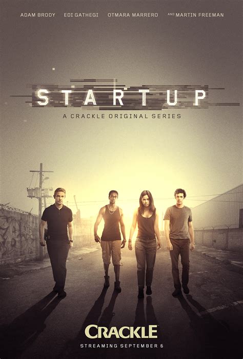 StartUp Poster: Crackle’s New Series With Martin Freeman & Adam Brody ...