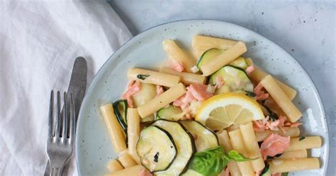 Pasta Met Gerookte Zalm En Courgette Jaimys Kitchen