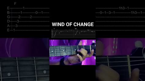 Scorpions Wind Of Change Tabs Intro Guitar Fingerstyle Tutorial